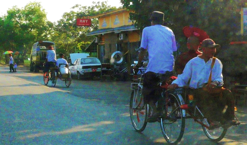 P1090756 Bicycles Sabei in Burma#
