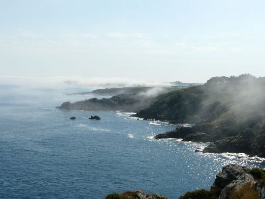 Foggy Coast in France